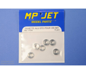 TAPA DE ALUMINIO STD PARA TORNILLOS M3 6pcs 2