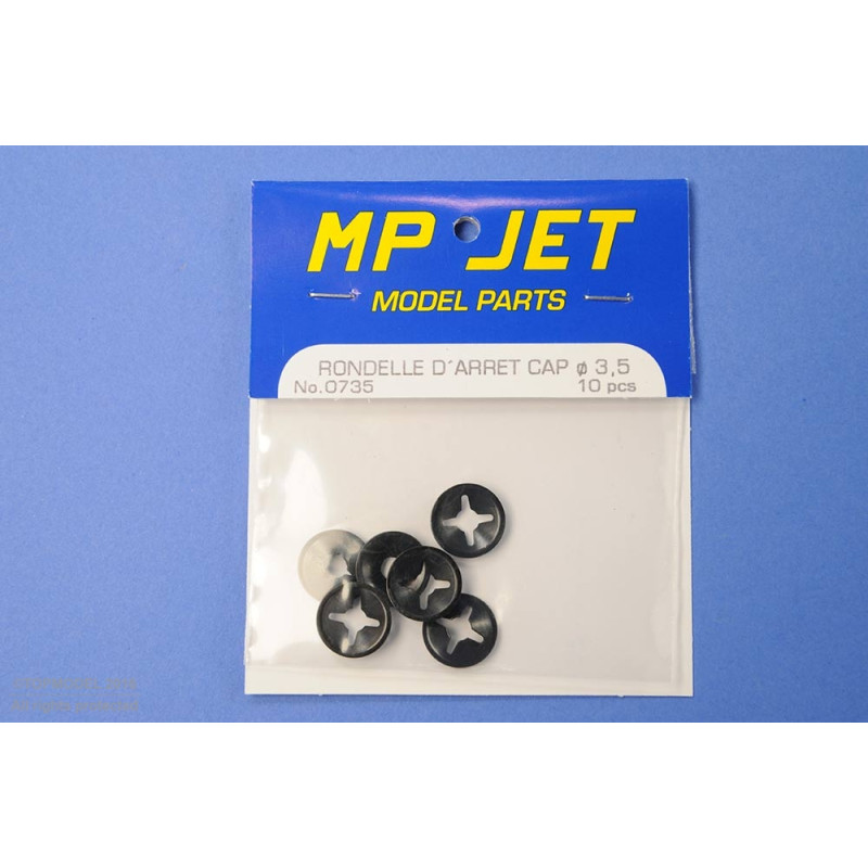 RONDELLE ARRET CAP ø3,5mm 10pcs - FLASH RC