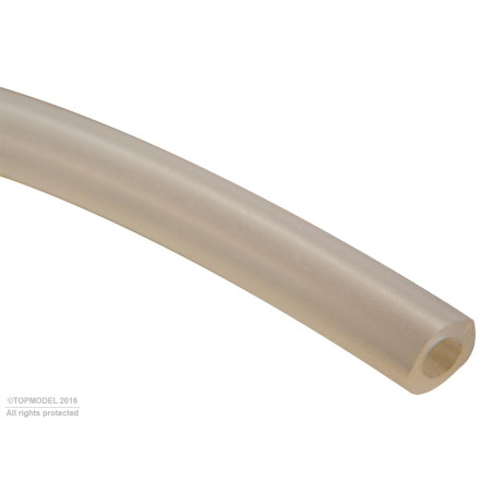 DURIT SILICONA ø3/6mm transparente, 1 m