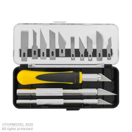 SET DE COUTEAUX DE PRECISION 16PCS - FLASH RC