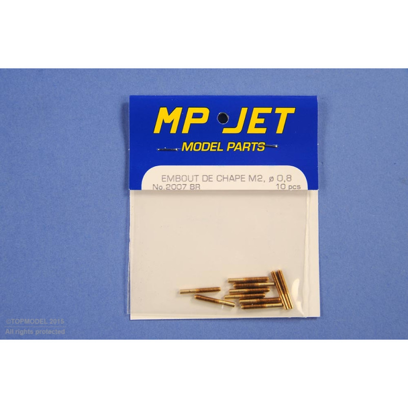 MICRO EMBOUT DE CHAPE ø0,8mm M2 10pcs - FLASH RC