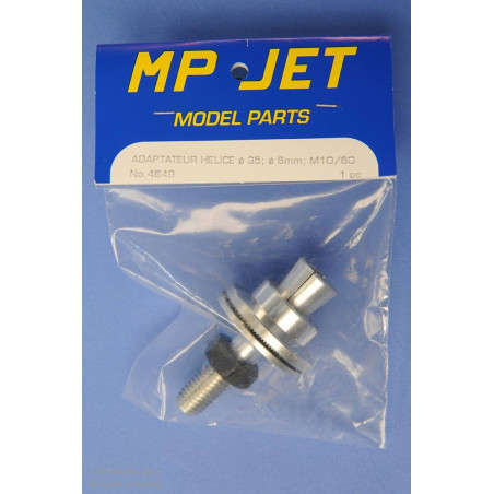 HELICE ADAPTER Ø35 für 6mm Welle, M10/60
