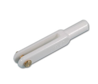 TAPPO NYLON M3 ASSE METALLICO Ø2,5mm 10pz