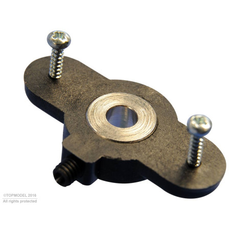 SUPPORT CARENAGE ROUE AXE ø4mm, la paire - FLASH RC