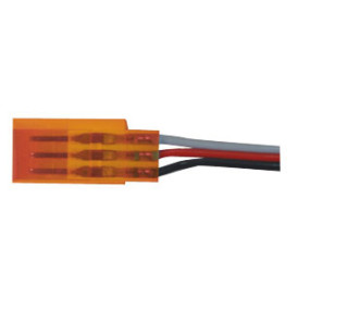 CONNETTORE ARANCIONE FUTABA FEMMINA con 30 cm di filo da 0,30 mm2