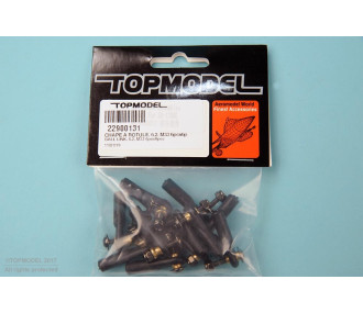 CHAPE A ROTULE, Ø6,2, M3/3 6pcs+6pcs - FLASH RC 2