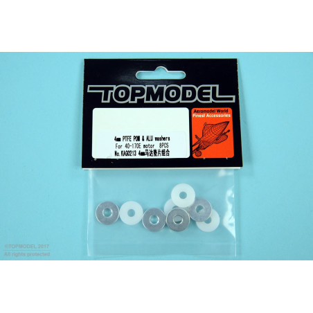 SET POM E RONDELLE IN ALLUMINIO Ø4/13 MOTORE ELETTRICO
