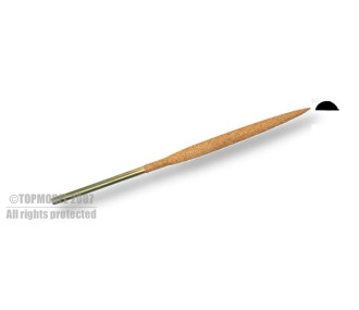 LARGE LIME HALF ROUND NEEDLE 180xØ5mm