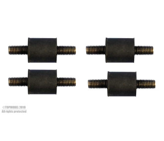 SILENT-BLOC ø20mm M6 4pcs 2