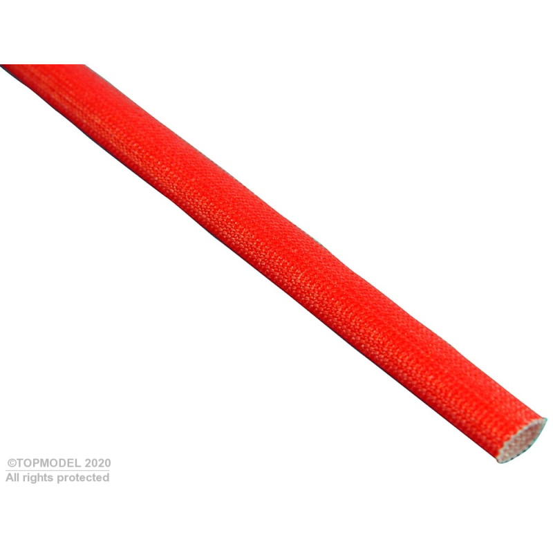 GAINE PROTECTION CHALEUR 6mm ROUGE 2x5m - FLASH RC
