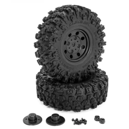 Roues complètes noires crawler CLASS1 « CLIMBER » 106/36 (1paire)