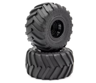 neumáticos MONSTER TRUCK pegados a llantas negras 6" -141-7 Hex.12mm 2