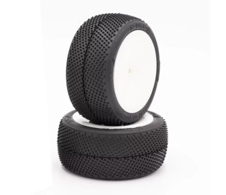 TZO G-ONE Buggy 1/10 rear mounted/glued SOFT tires (pair)