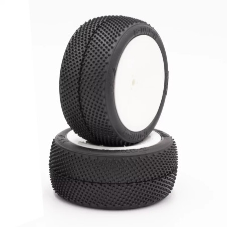 TZO G-ONE Buggy 1/10 rear mounted/glued SOFT tires (pair)