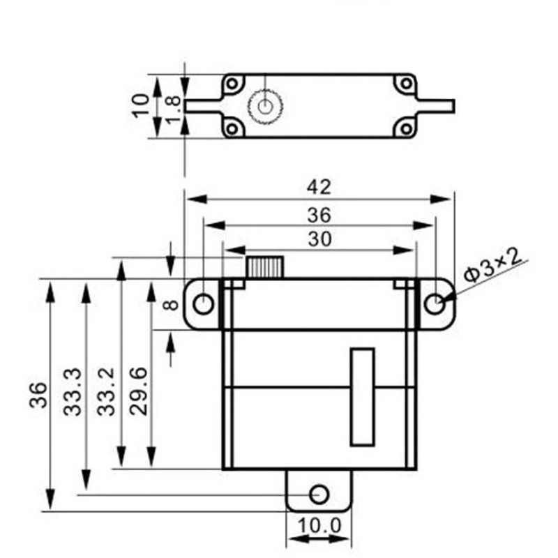 Servo Robbe FS 124 BB MG HV DIGITAL - FLASH RC
