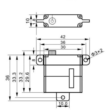 Servo Robbe FS 124 BB MG HV DIGITAL - FLASH RC