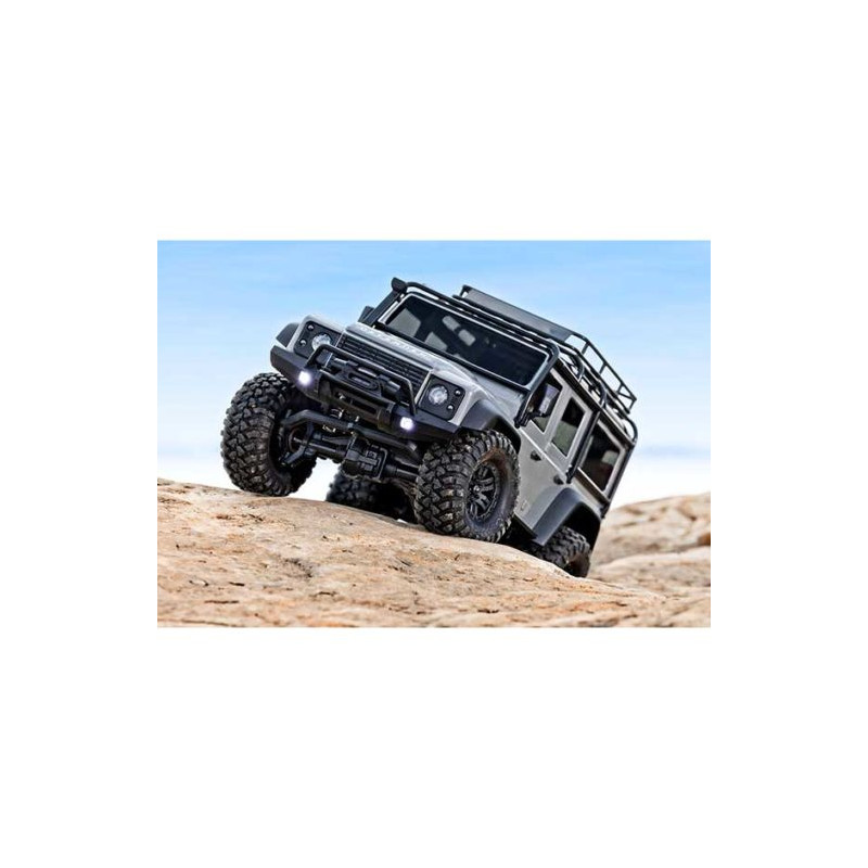 TRX-4M LAND ROVER DEFENDER 1/18 gris - FLASH RC