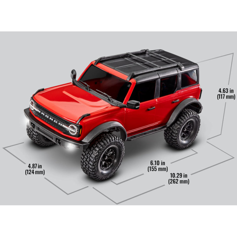 TRX-4M FORD BRONCO 1/18 red