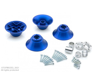JANTE ALU BLEUE pour ROUE AIRTOP BALLON 140-200mm (2)