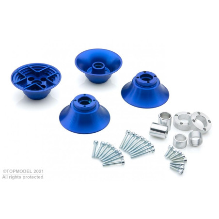 ANELLO DI RUOTA IN ALLUMINIO BLU per AIRTOP BALLON 140-200mm (2)