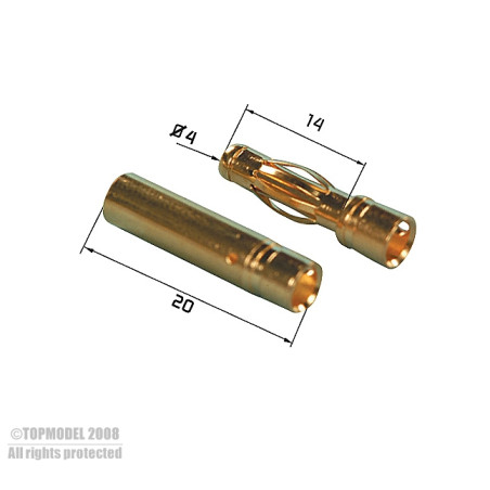 SOCKET PK 4mm 2 pairs