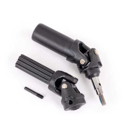 CARDAN AVANT GAUCHE OU DROIT RENFORCE AVEC AXE 6MM (X1) (POUR 9080) - FLASH RC