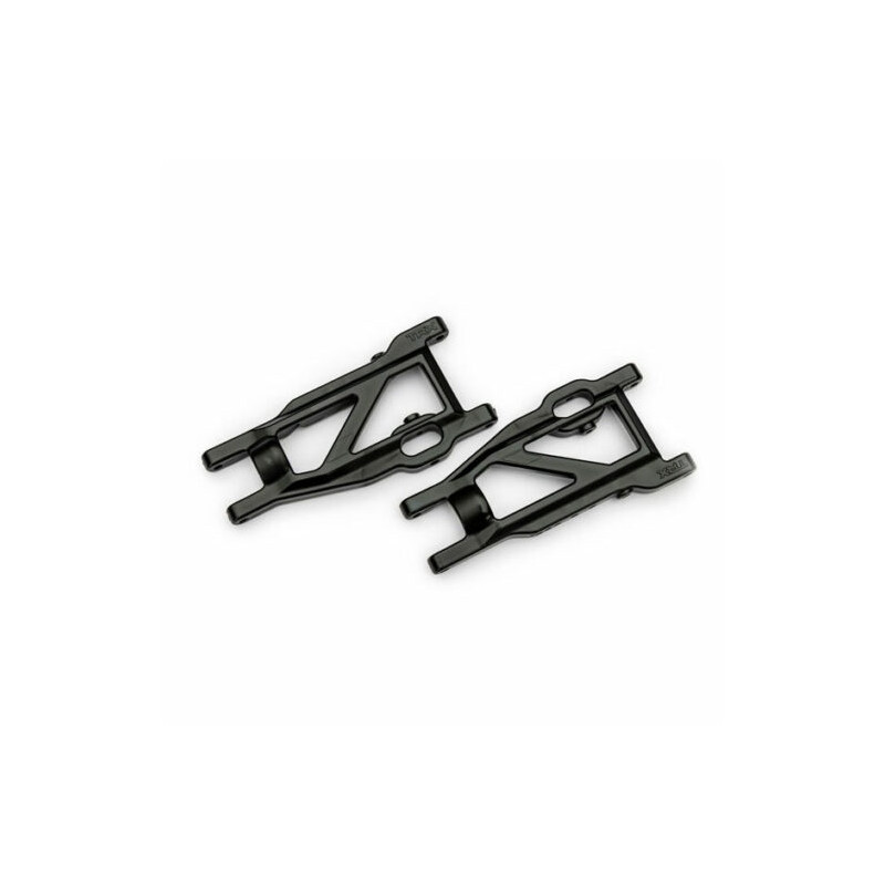 TRIANGLES DE SUSPENSION INFERIEUR AV / AR HD NOIRS (X2) - FLASH RC
