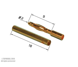 SOCKET PK 2 mm 2 pairs