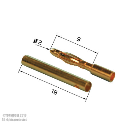 Presa PK 2 mm 2 coppie