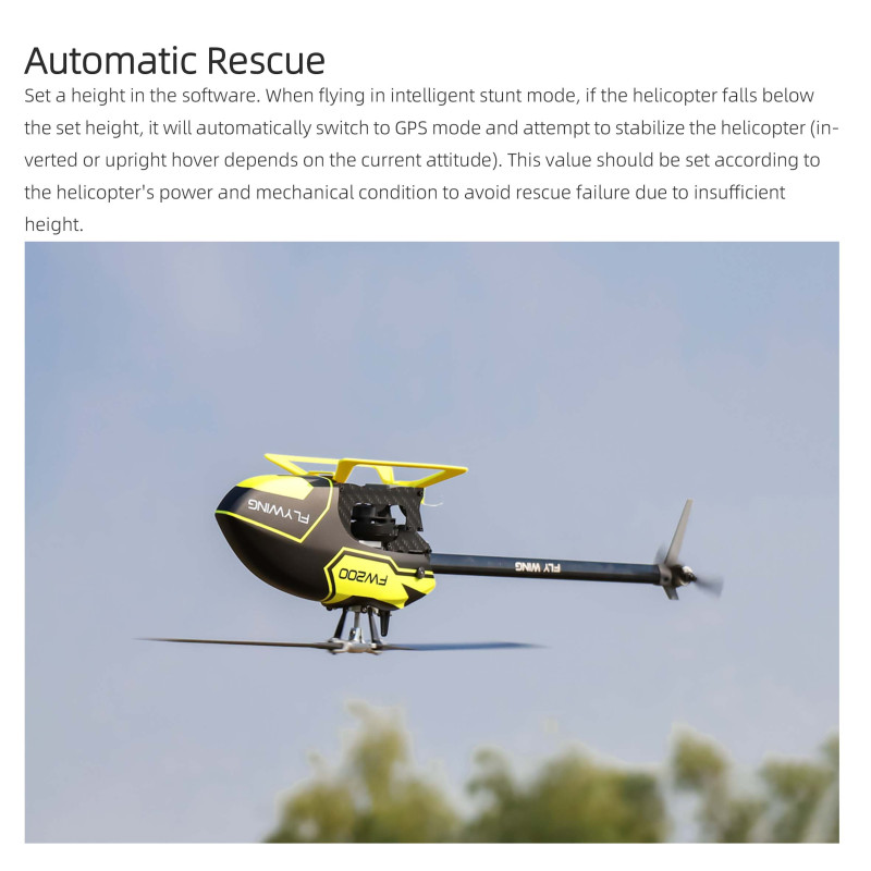 FLY WING - Controllore di volo per elicotteri H2