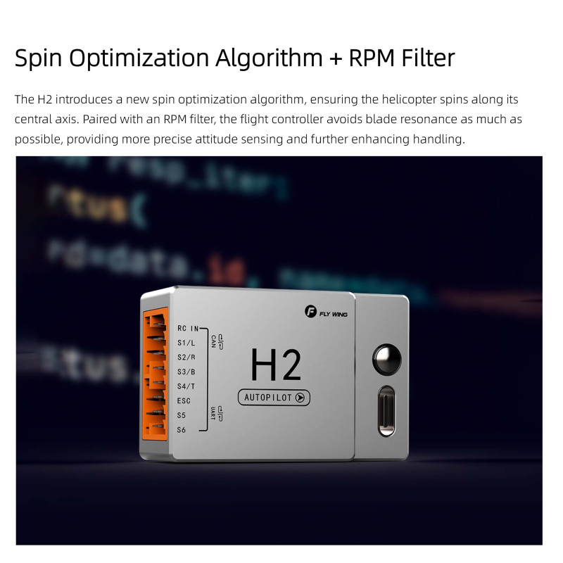 FLY WING - H2 Helicopter flight controller