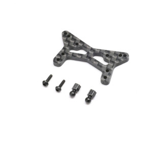 Support d'amortisseur avant en carbone : Micro-B LOSI - FLASH RC