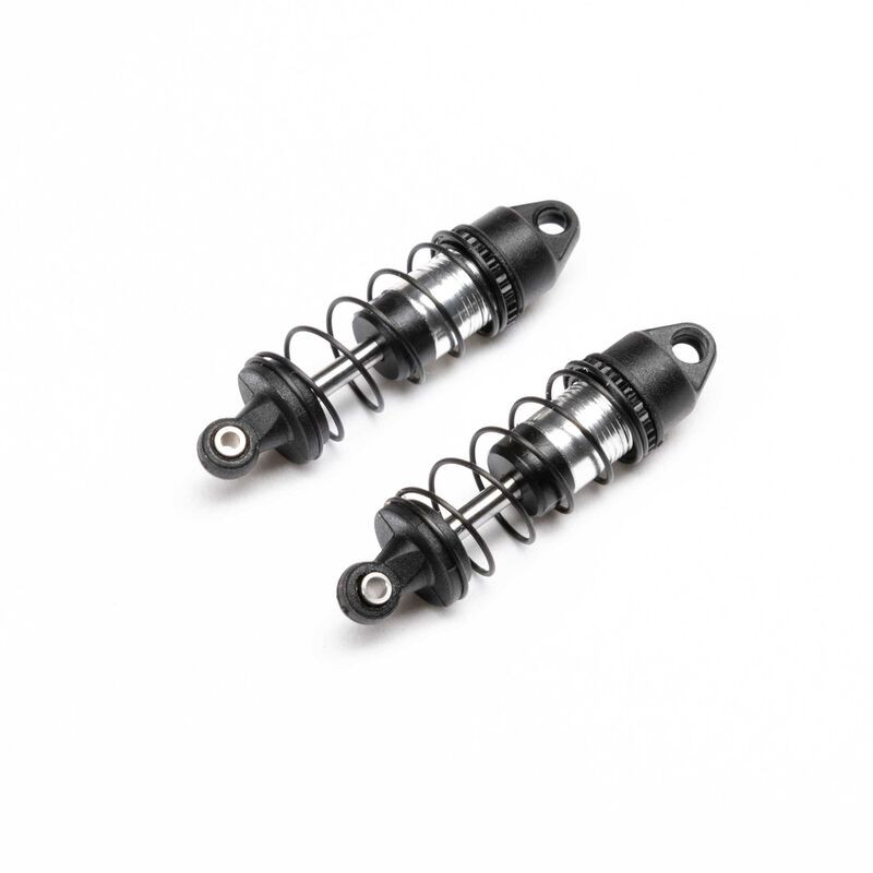 Amortiguadores traseros de aluminio: Micro-B LOSI