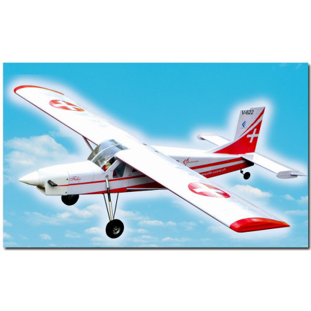 Avion VQ Model  PILATUS PC-6 PORTER "PATROUILLE SWISS" 1.57M - FLASH RC