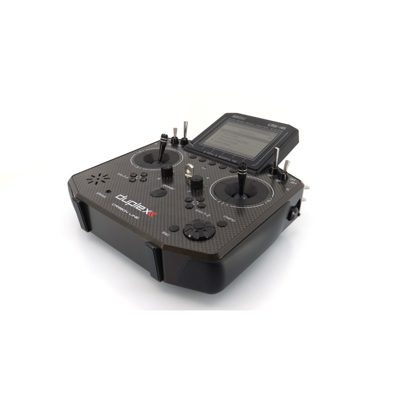 Jeti DS16 Gen. 2 Carbon Line nero 2.4Ghz Duplex + R10