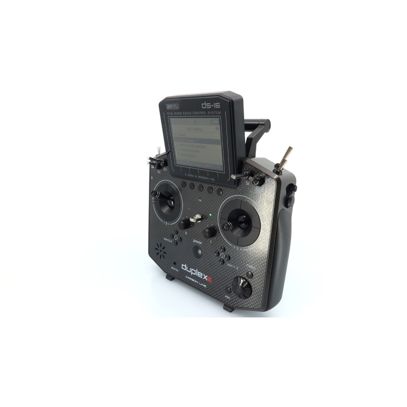 Jeti DS16 Gen. 2 Carbon Line negro 2.4Ghz Duplex + R10