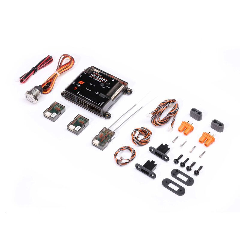 Spektrum AR10410T DSMX 10-Kanal-Empfänger PowerSafe, Telemetry