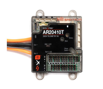 Spektrum AR20410T DSMX 20-Kanal-Empfänger PowerSafe, Telemetry