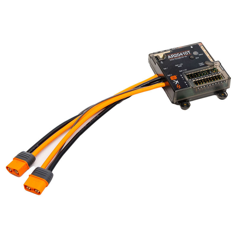 Receptor Spektrum AR20410T DSMX 20 canales PowerSafe, Telemetría