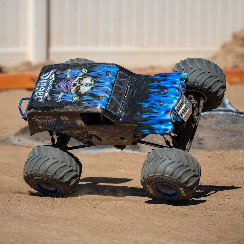 1/8 LMT 2.0 Grave Digger 4X4 asse solido senza spazzole Monster Truck RTR blue