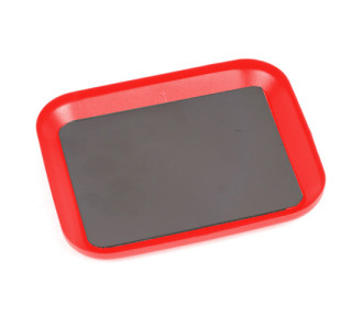 Plateau à vis rouge