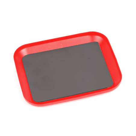 Plateau à vis rouge