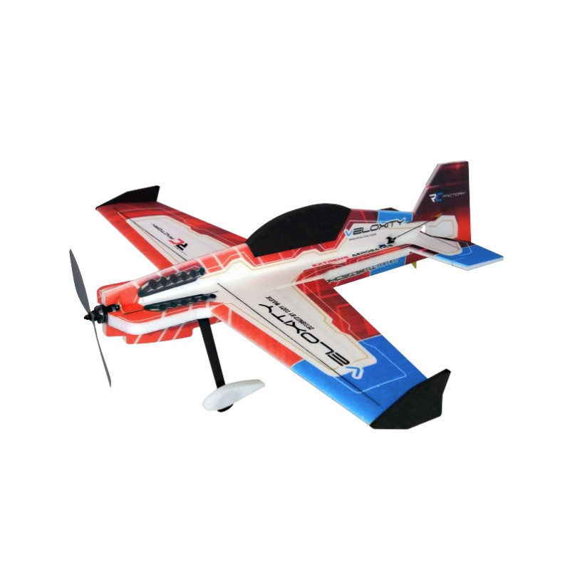 Avion RC Factory Veloxity rouge env.1.07m - FLASH RC