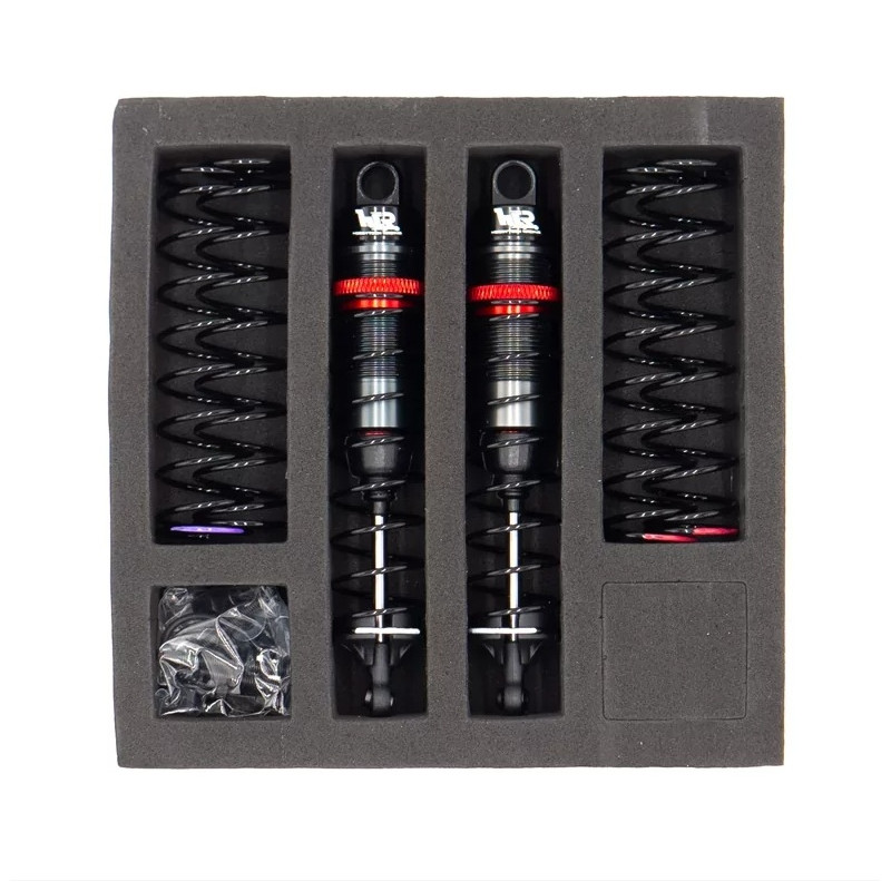 Amortisseurs 1/10 95mm BIG BORE 13mm +kit 3 ressorts (H/M/S) - FLASH RC
