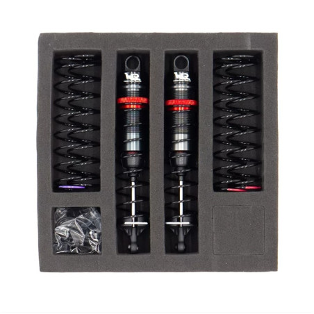 Amortisseurs 1/10 105mm BIG BORE 13mm +kit 3 ressorts (H/M/S) - FLASH RC