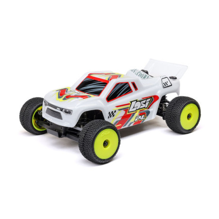 1/28 Micro-T 2S 2WD RTR Stadium Truck (batterie et chargeur inclus) blanc LOSI - FLASH RC