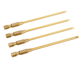 Team Corally - Puntas hexagonales Pro Power Tool - Recubiertas de Ti-Ni - 1,5 / 2,0 / 2,5 / 3,0 mm