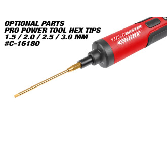 Team Corally - Puntas hexagonales Pro Power Tool - Recubiertas de Ti-Ni - 1,5 / 2,0 / 2,5 / 3,0 mm 2