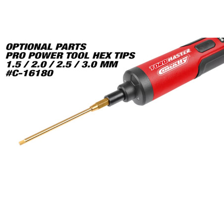 Team Corally - Pro Power Tool Hex Tips- Ti-Ni Coated - 1.5 / 2.0 / 2.5 / 3.0 mm