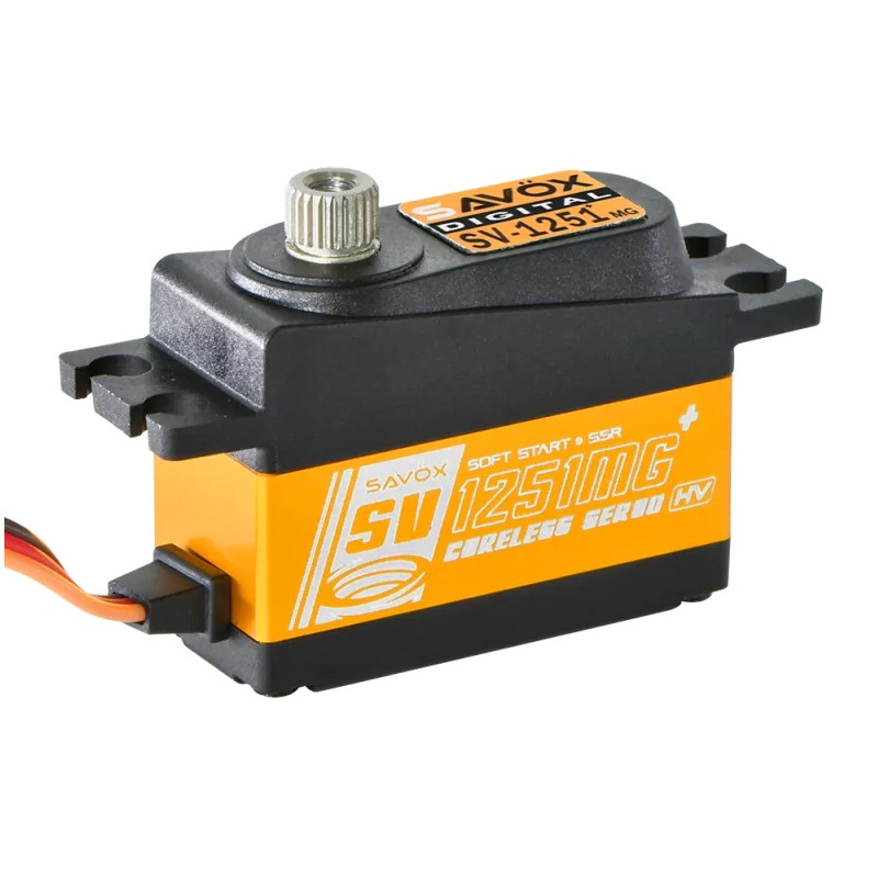Servo numérique Savox SV-1251MG+ (30g, 8kg / 0,095sec. 7.4V) - FLASH RC